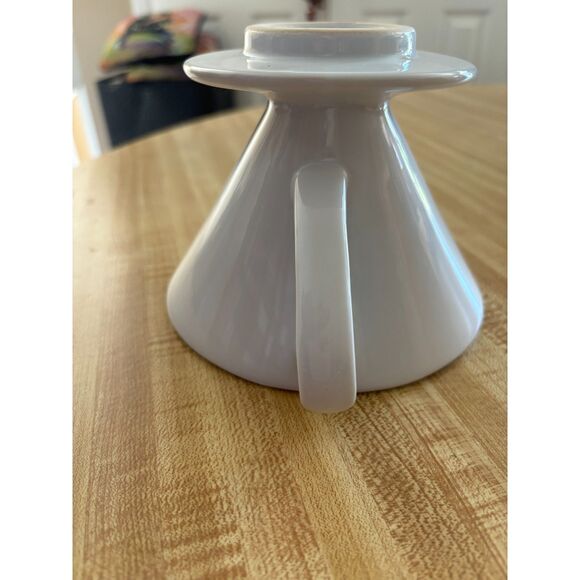 White Pour Over Ceramic Coffee Dripper - Picture 8 of 11